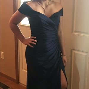 Elegant Navy Cinderella Formal/Prom Dress